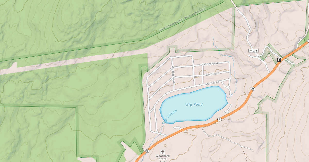 Map preview of Woodford Powerline West