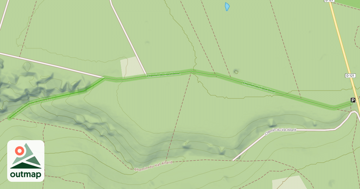 Map of Chemin du Haut-Bosc