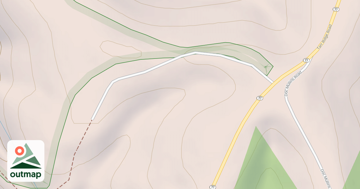 Map of MORGAN FORK