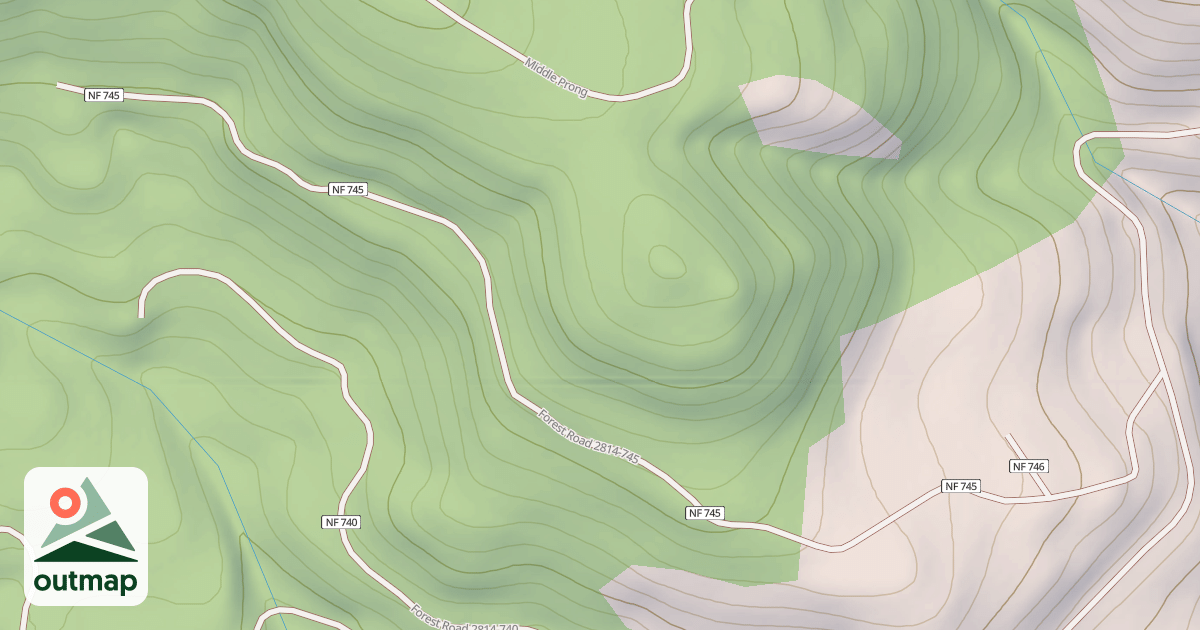 Map of BEAR WALLOWS T.S.