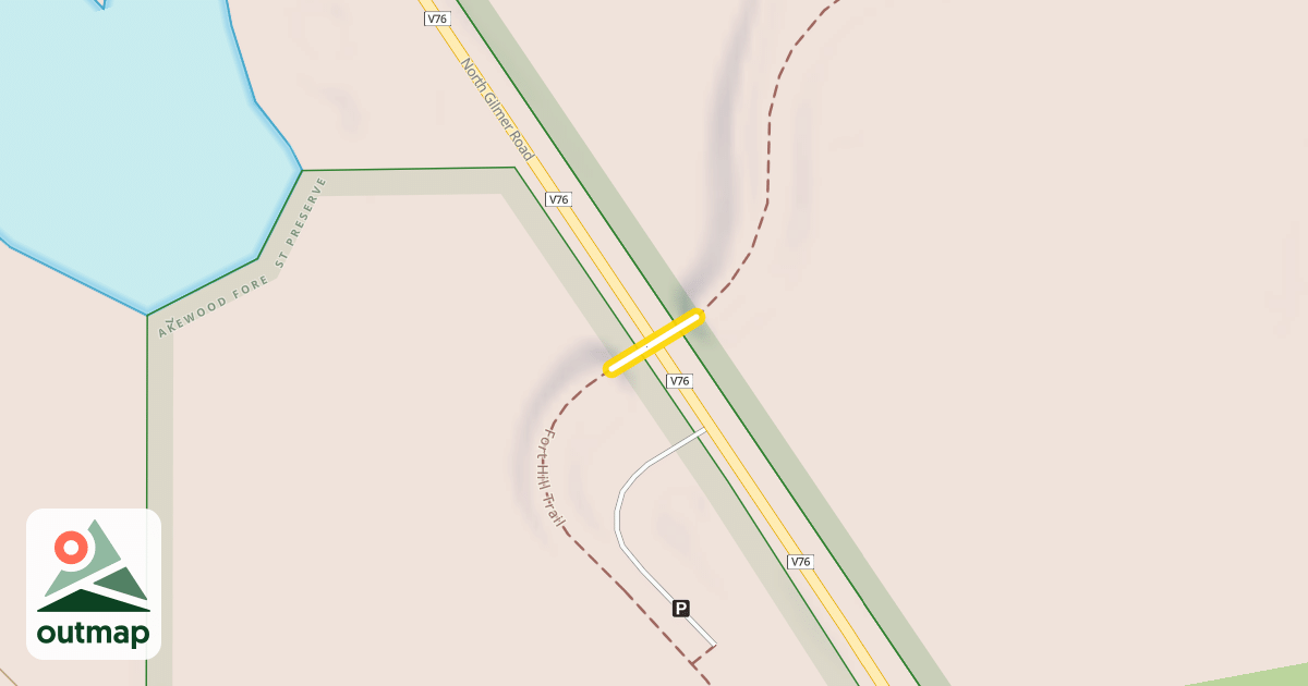 Map of Fort Hill Trail