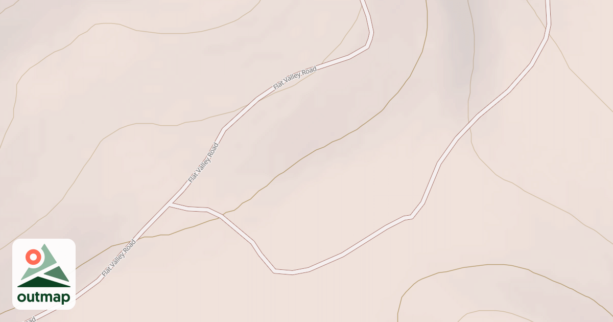 Map of LANDER CREEK FLAT