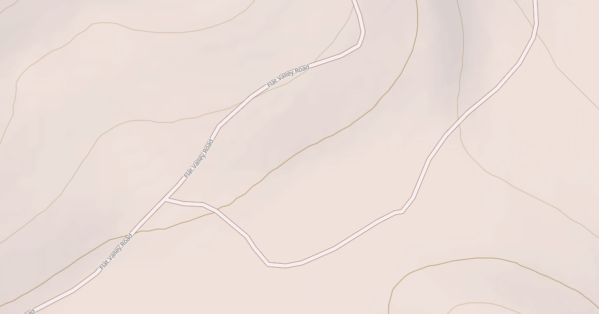Map preview of LANDER CREEK FLAT