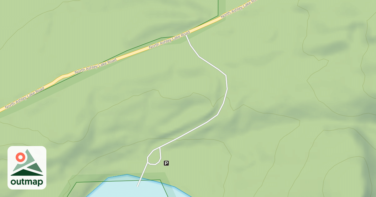 Map of ASHLEY BOAT LAUNCH CAMPGROUND