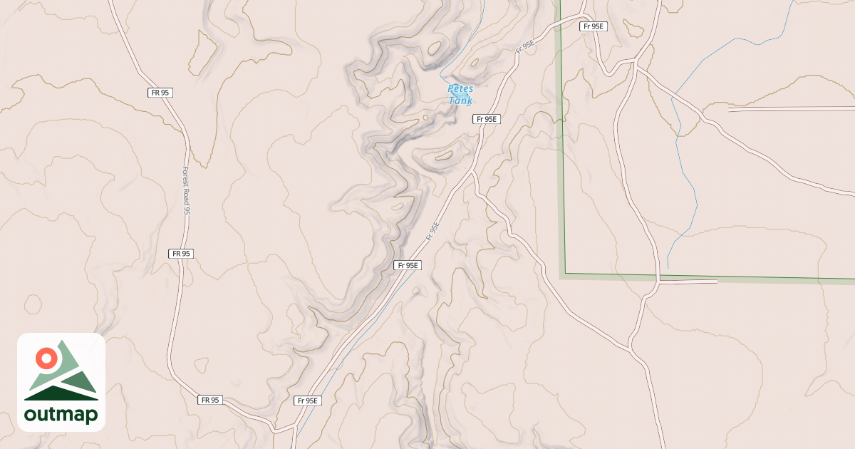 Map of USFS National Forest System Roads {42E6909C-9376-4C3A-AD49-8D26BA56C54B}