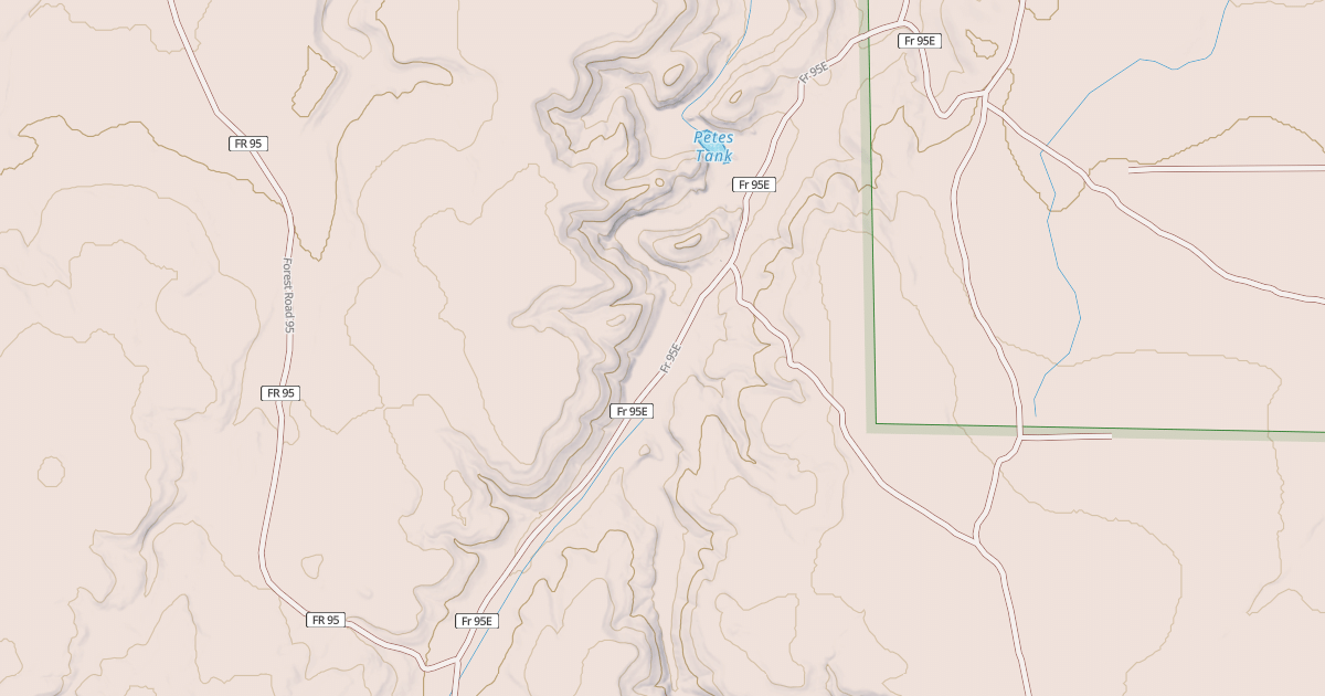 Map preview of USFS National Forest System Roads {42E6909C-9376-4C3A-AD49-8D26BA56C54B}