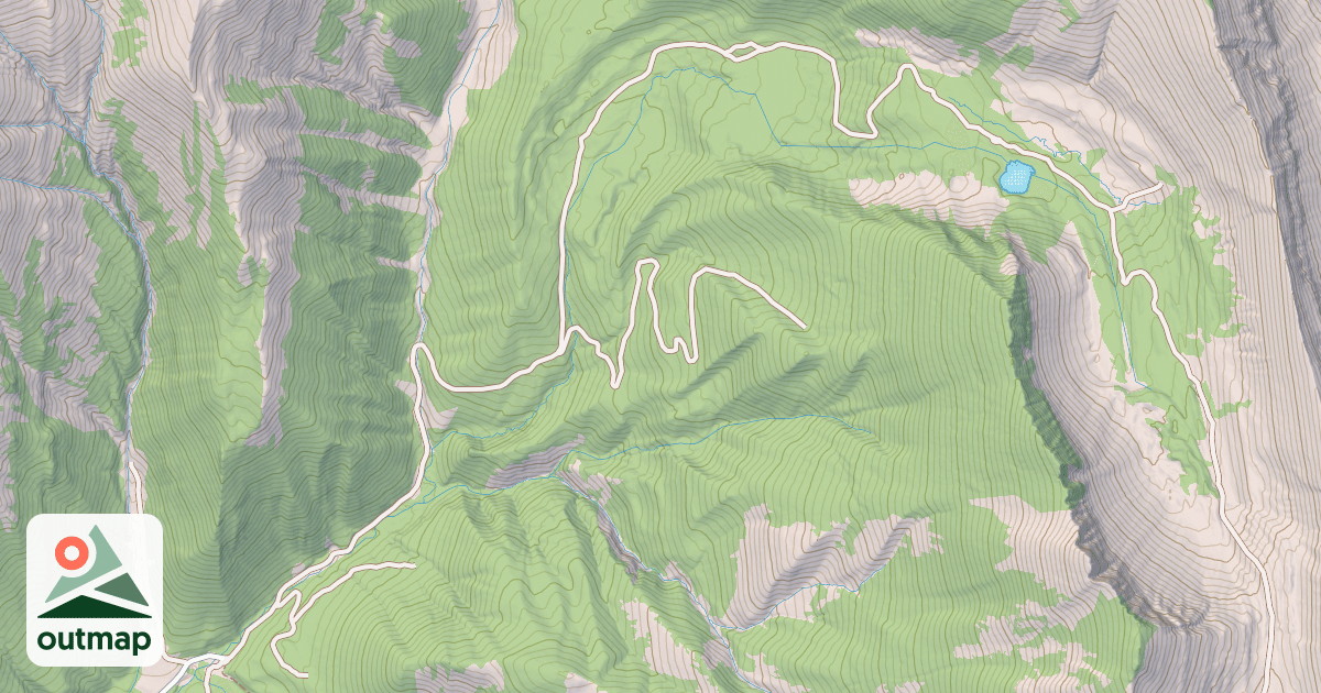 Map of DRY CREEK