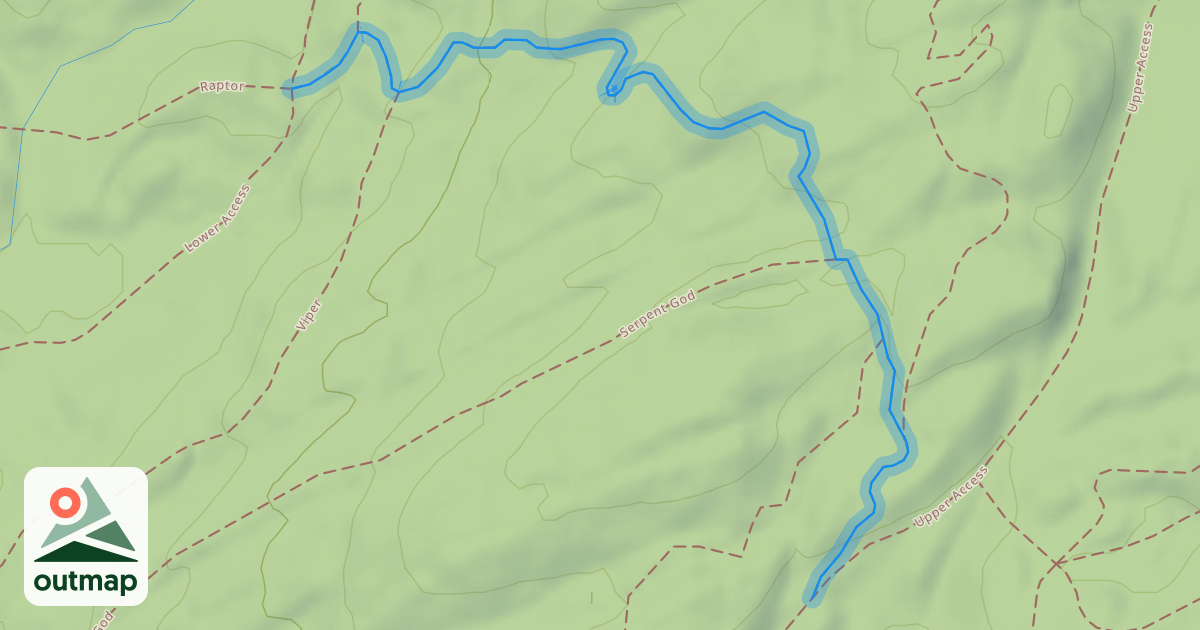 Map of Technical Trail