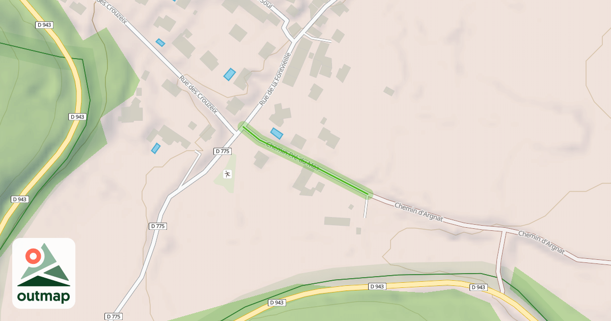 Map of Chemin Pré du Mas