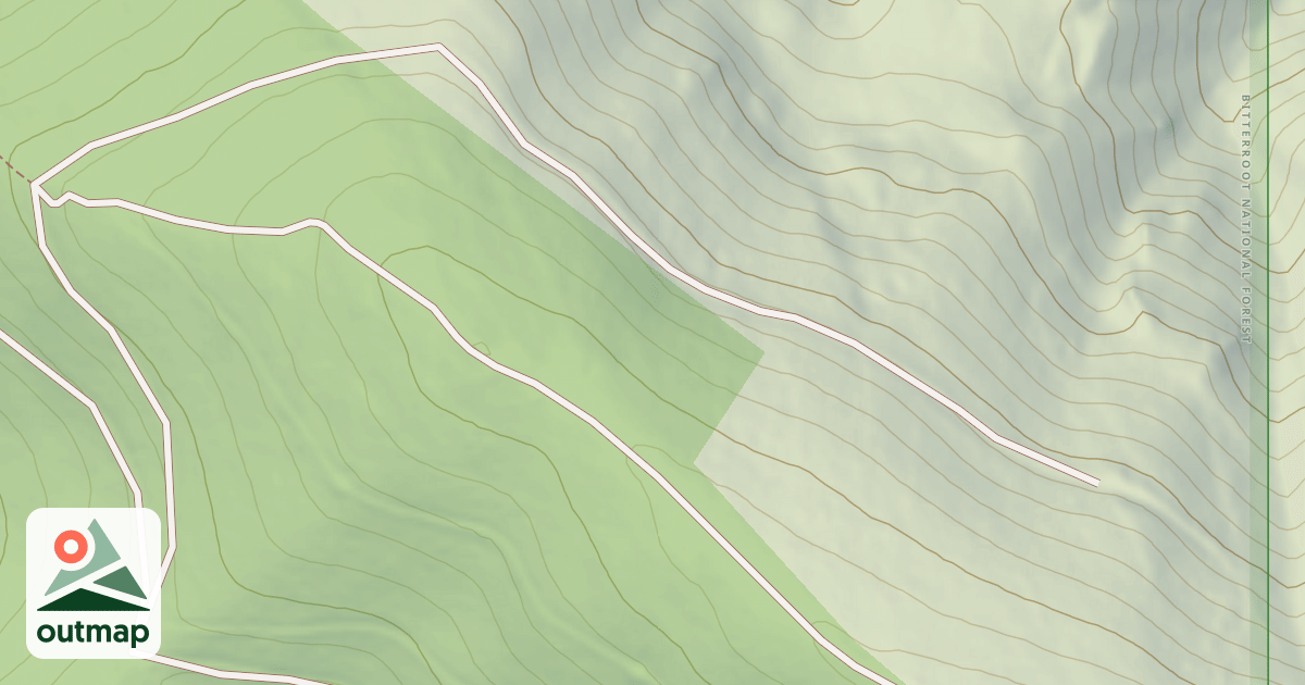 Map of (FDR) COONEY RIDGE
