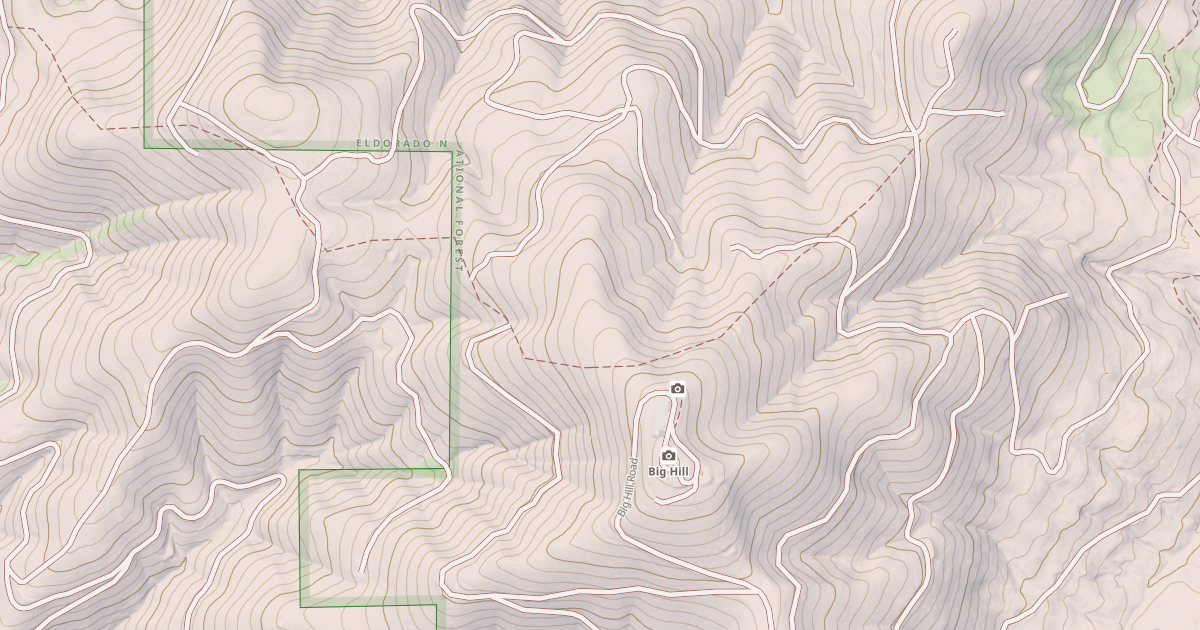 Map preview of BIG HILL WEST