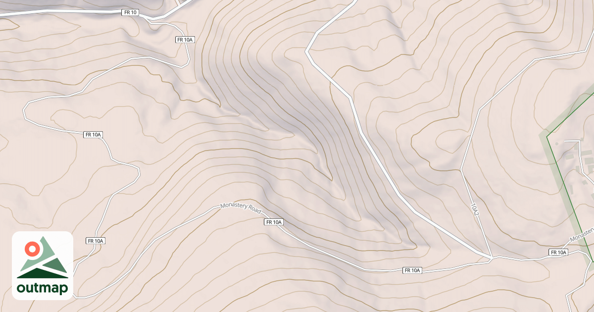 Map of MONASTERY ROAD