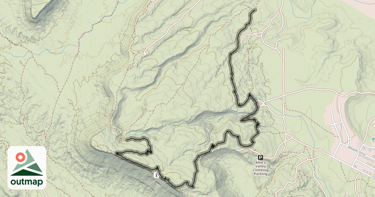 Map of Zen Trail