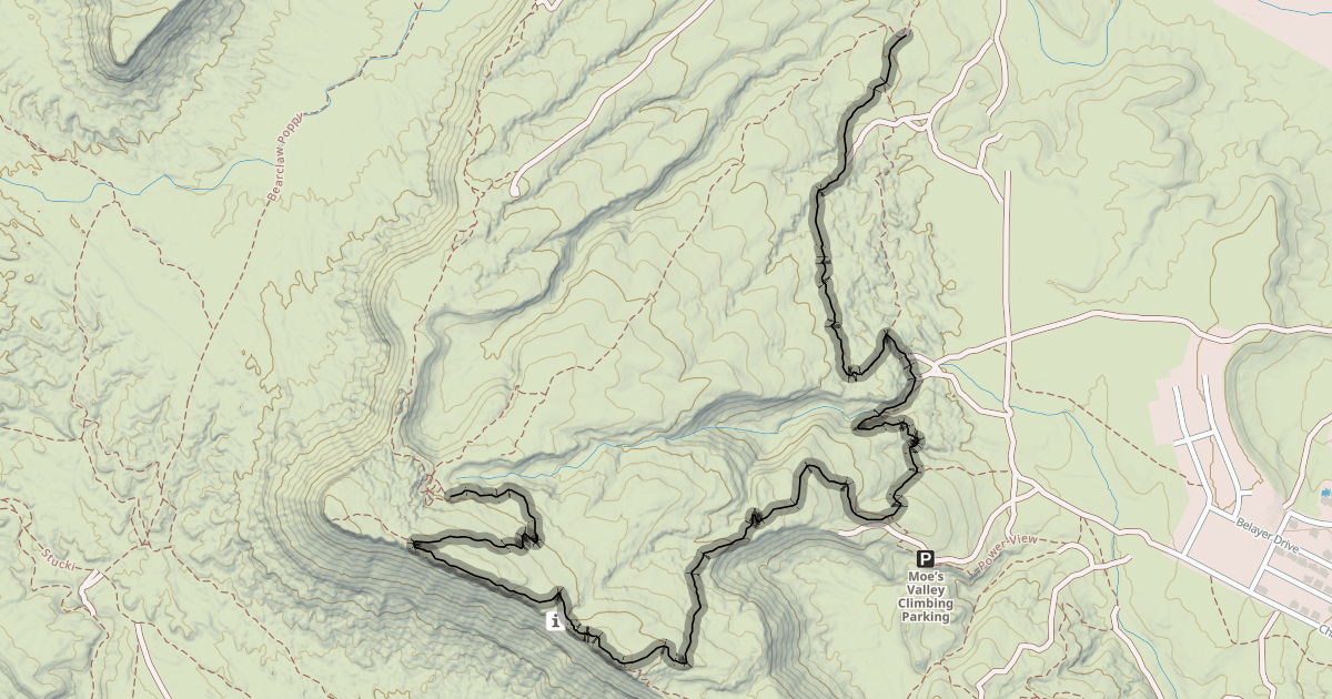 Map preview of Zen Trail