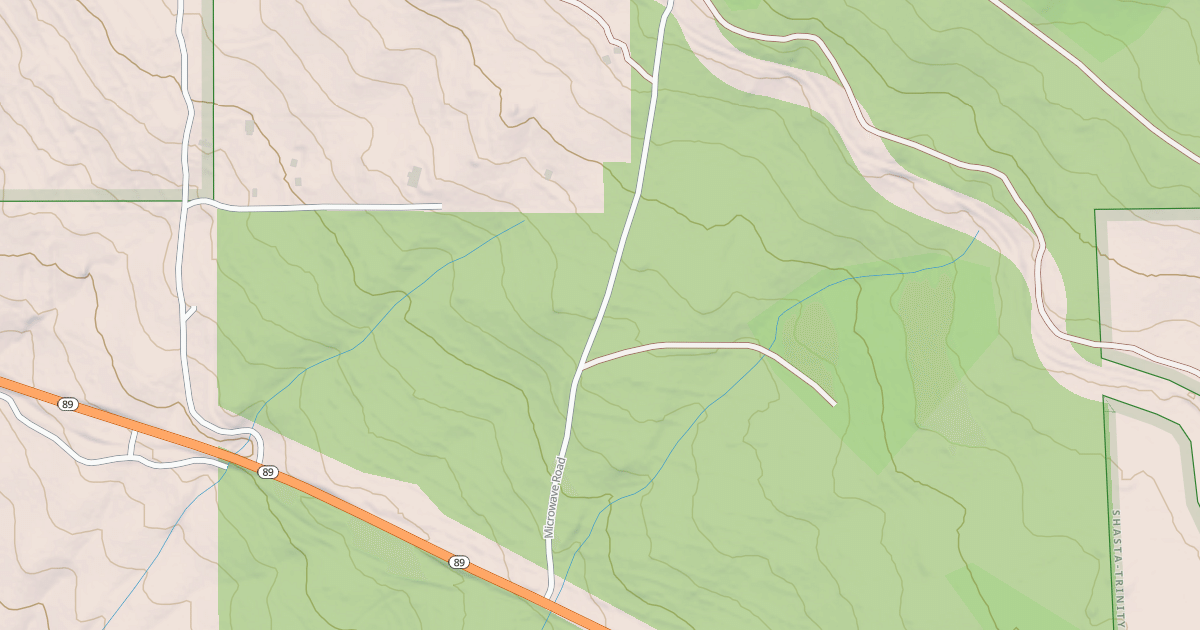 Map preview of BEAR SPRINGS