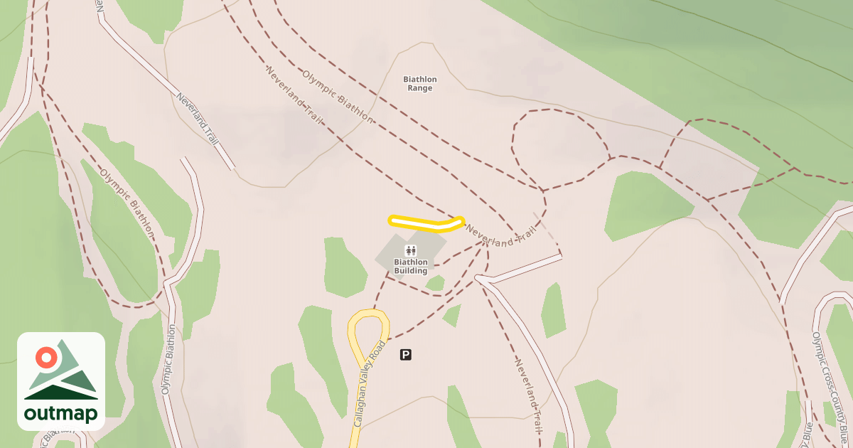 Map of Neverland Trail