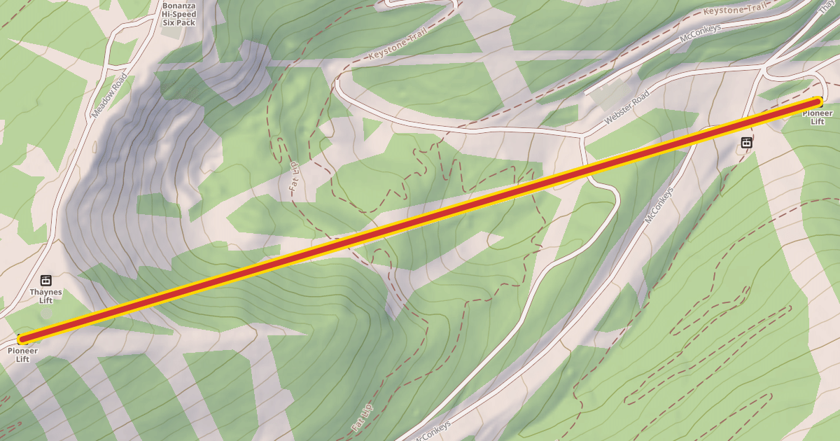 Map preview of Pioneer Lift