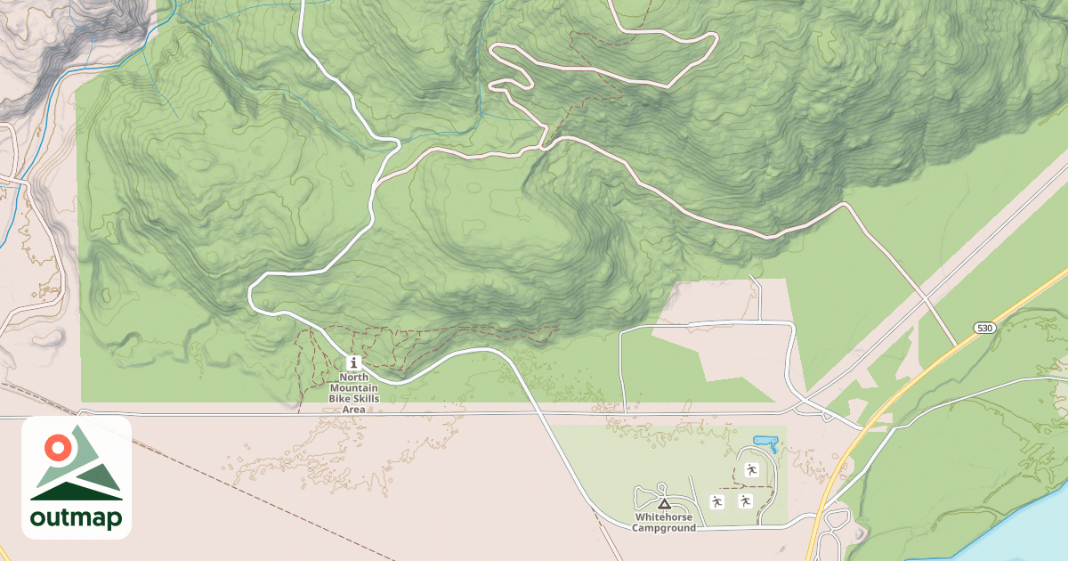 Map of NORTH MTN
