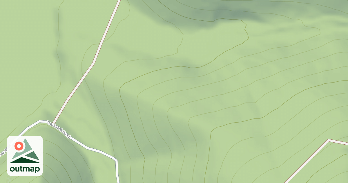 Map of (FDR) ONE CREEK
