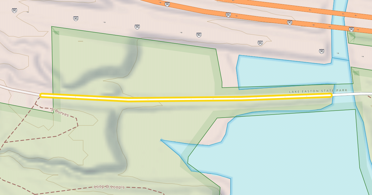 Map preview of Old US Highway 10