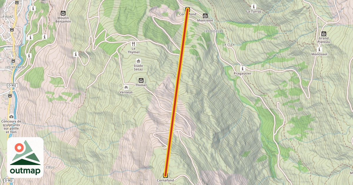 Map of Cornafond