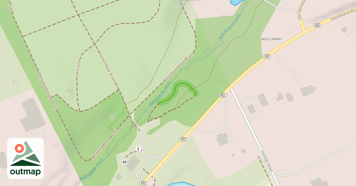 Map of Wetland Loop