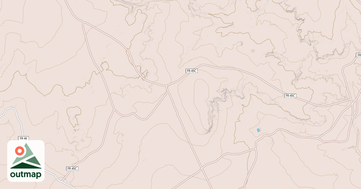 Map of USFS Motor Vehicle Use Map Roads {687D3D35-A3D1-4662-8FAA-60FF66EABD5D}