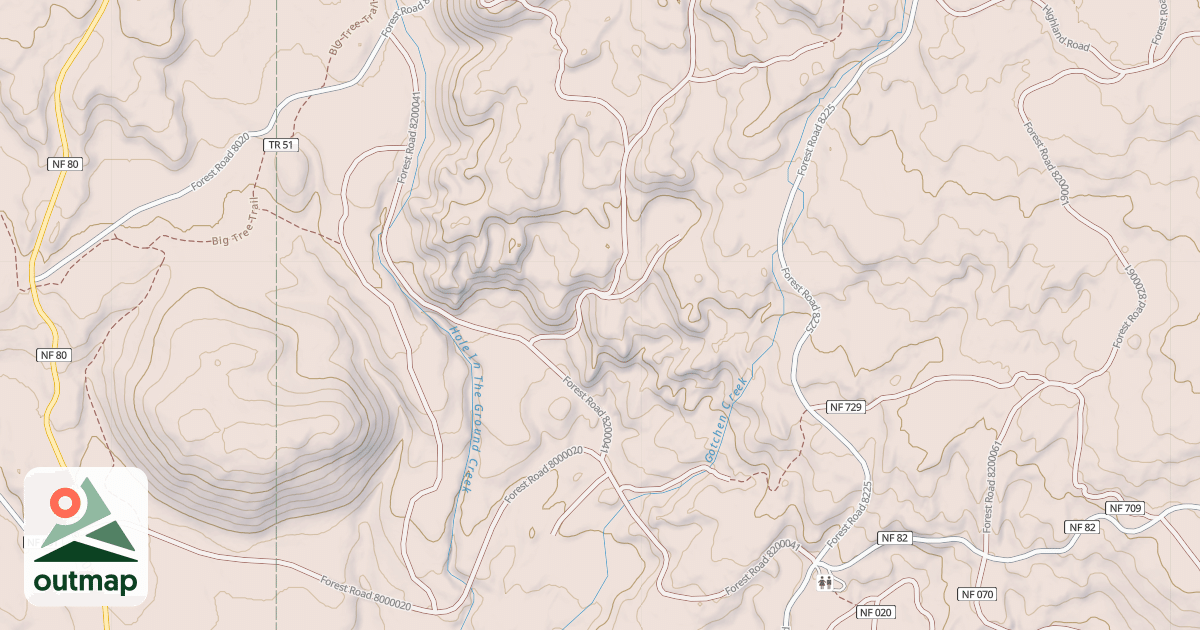 Map of SANDFLAT