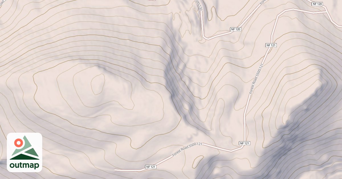 Map of 121P