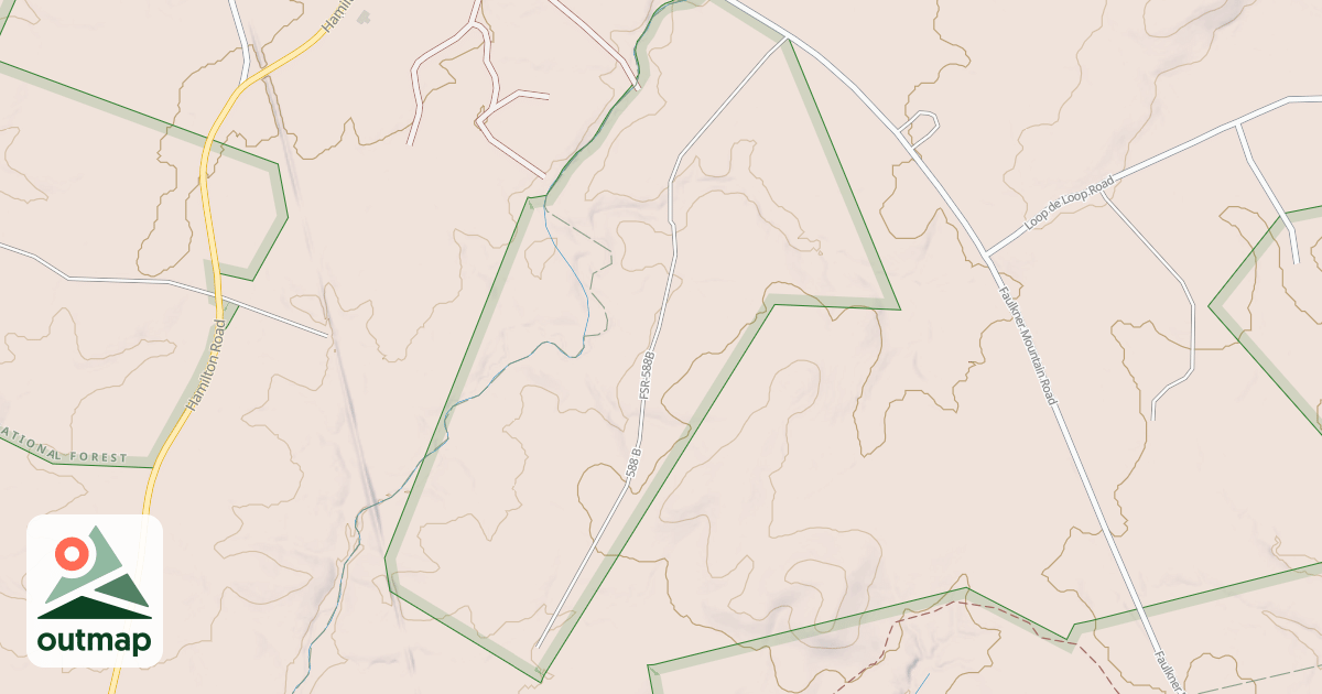 Map of FAULKNER B in Saluda