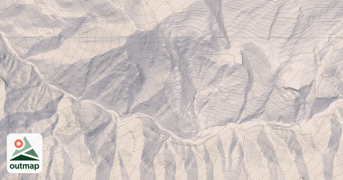 Map of Little Burns Creek
