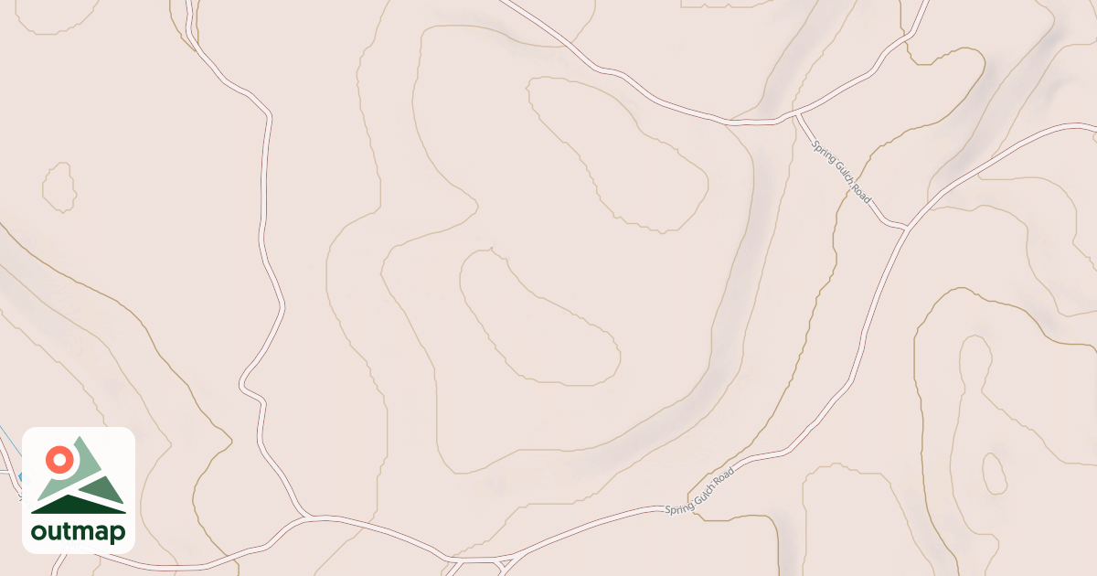 Map of BALD MTN FLAT SPUR