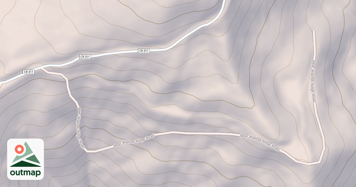 Map of LOWER WALLOW