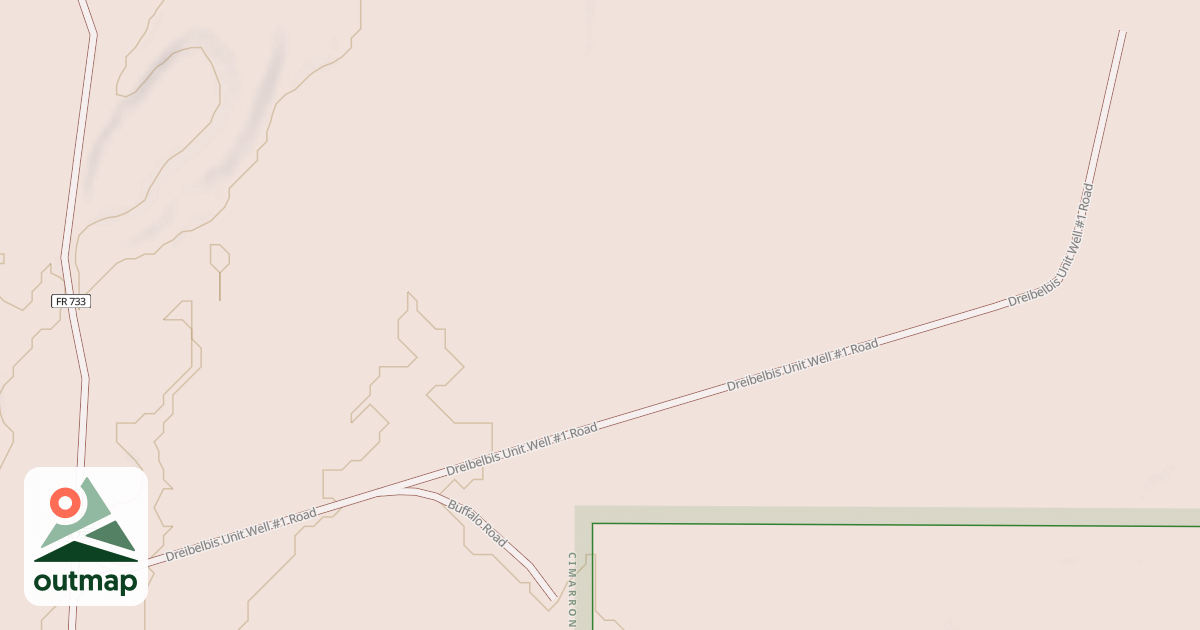 Map of DREIBELBIS UNIT WELL #1