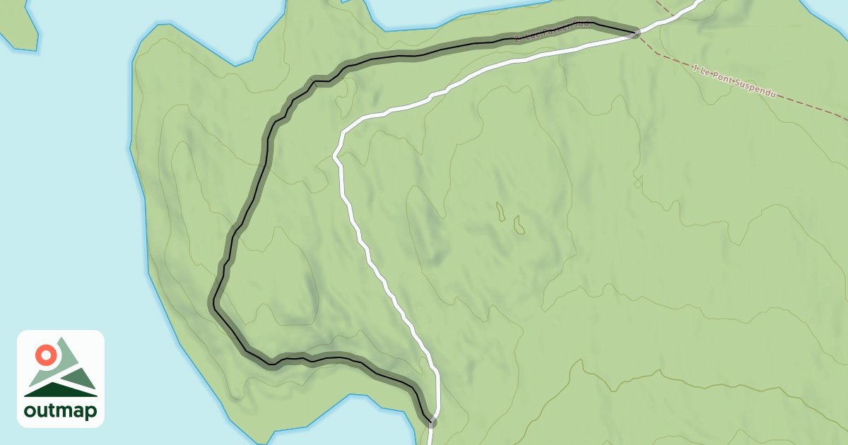Map of 2- Lac Parker Sud