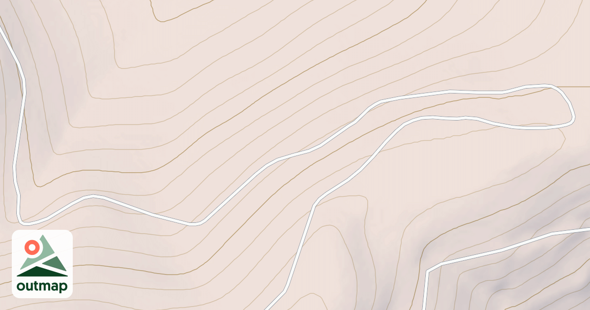 Map of Little Camas Creek