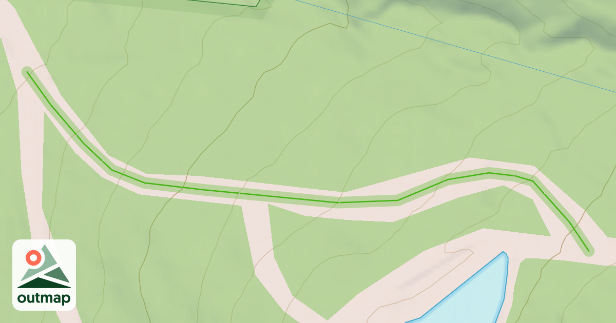 Map of Curley's Cutback