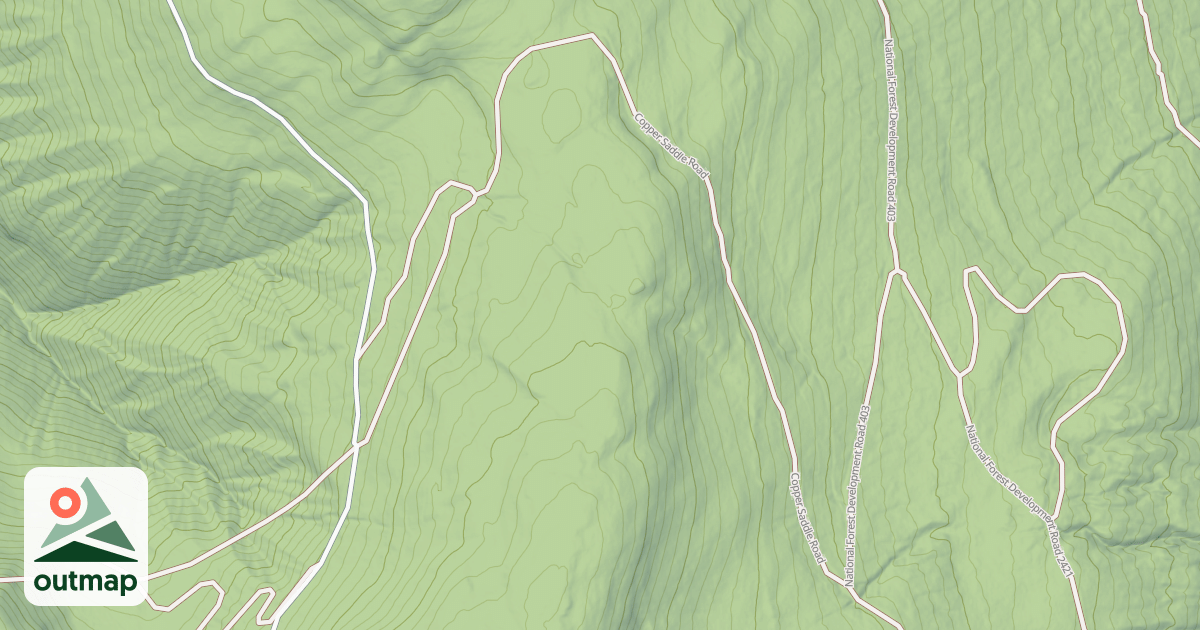 Map of COPPER SADDLE