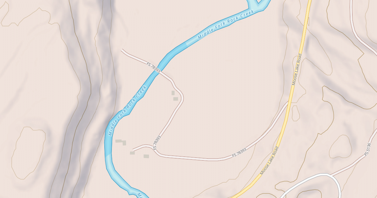 Map preview of USFS National Forest System Roads {6D89DC5B-F5C2-4921-8962-75F031835EBB}