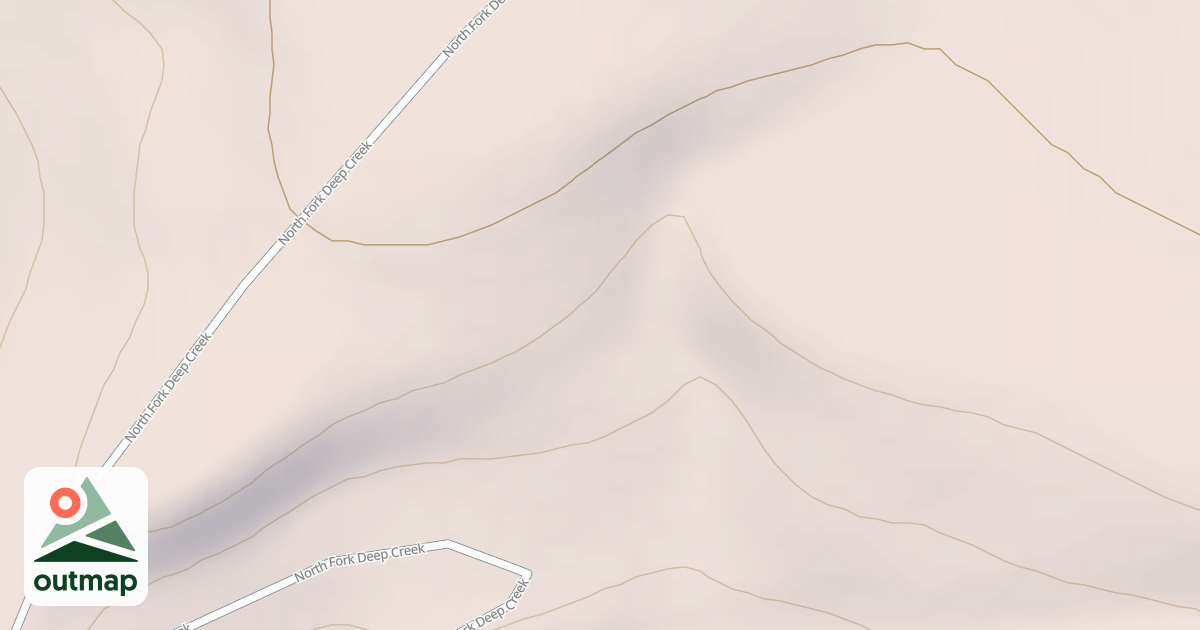 Map of NORTH FORK DEEP CREEK