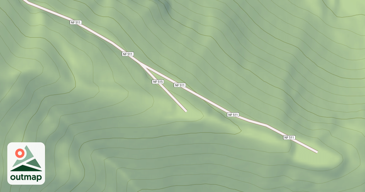 Map of IDLE RIDGE