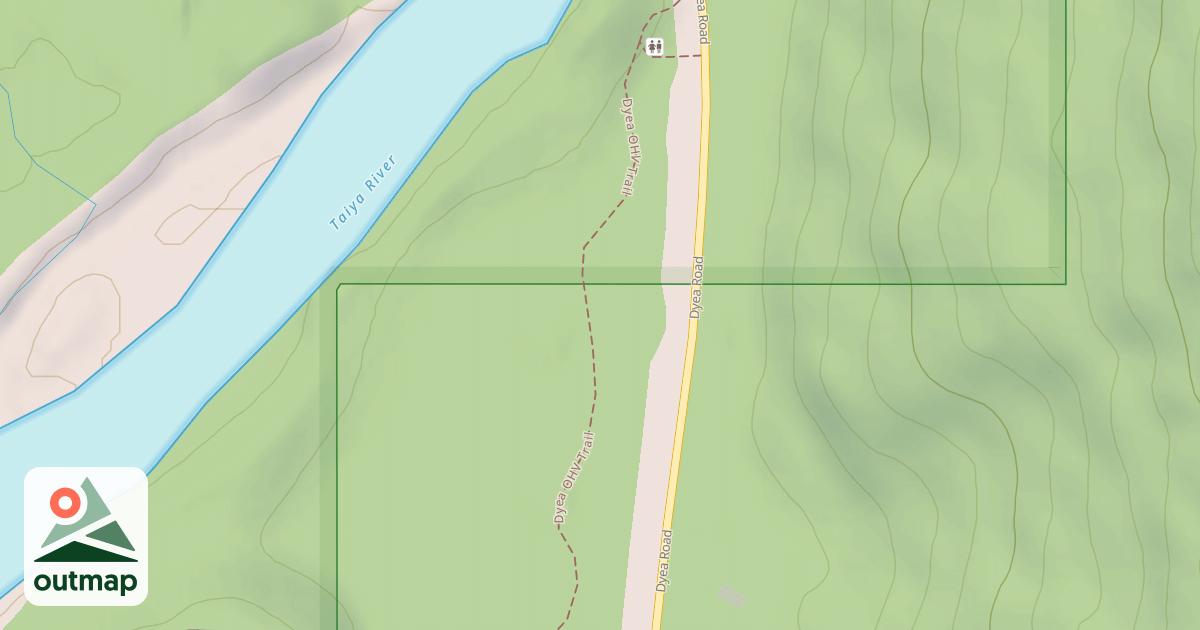 Map of Dyea Ohv Trail