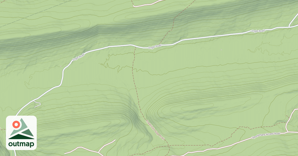 Map of Bald Eagle State Forest Snowmobile Trails