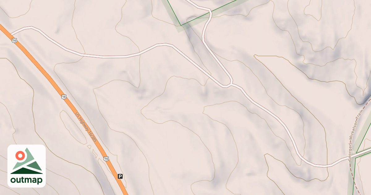 Map of LAUGHING CREEK