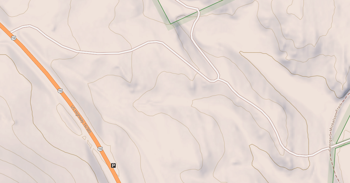 Map preview of LAUGHING CREEK