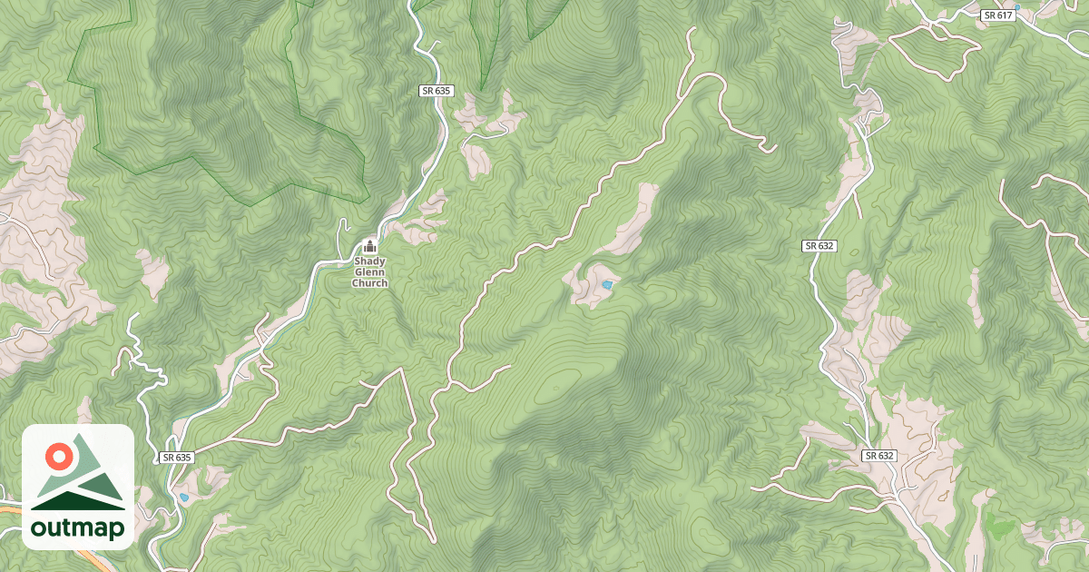 Map of PANTHER MOUNTAIN