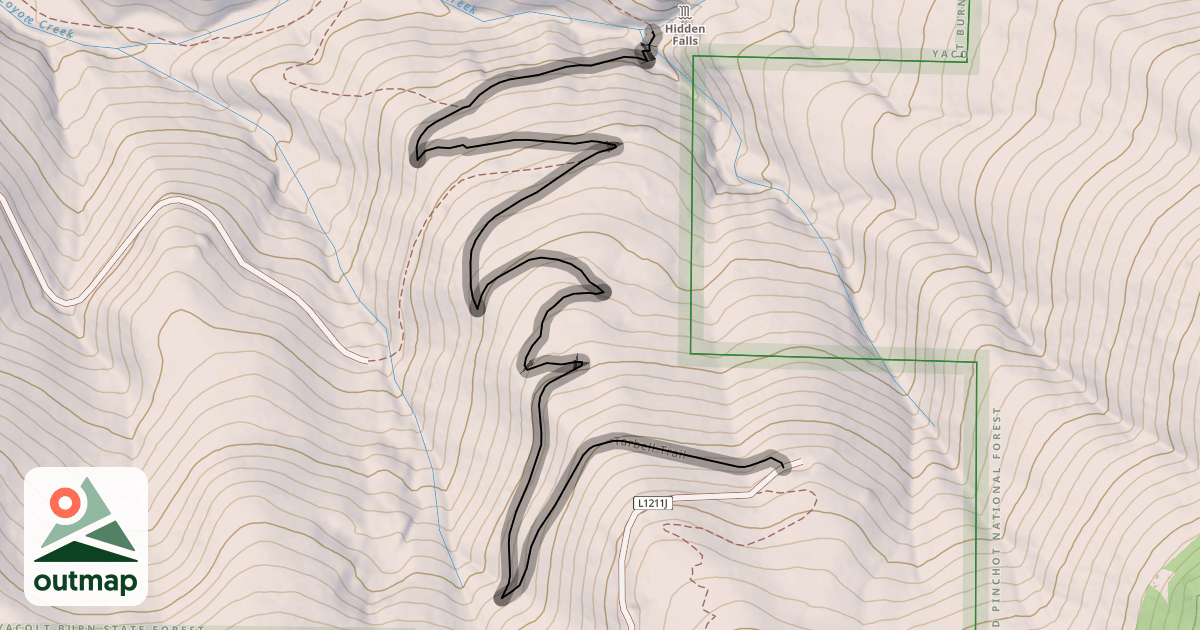 Map of Tarbell Trail