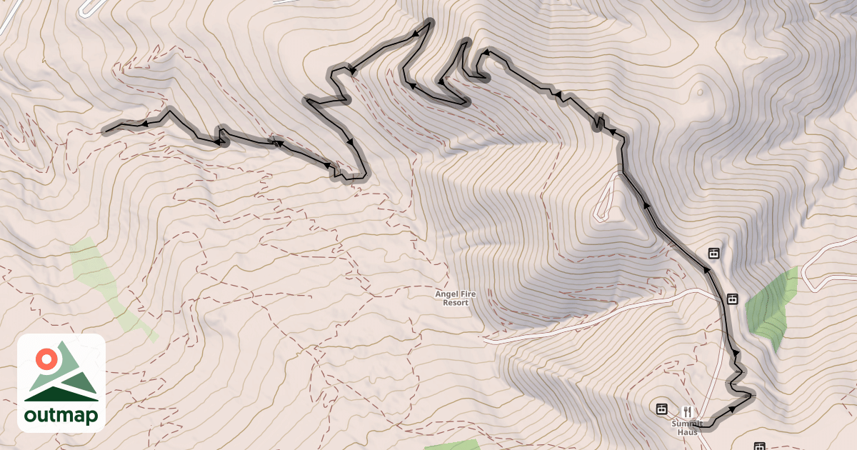 Map of Angel's Plunge