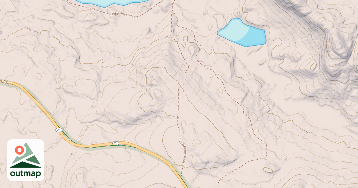 Map of Rock River Trail