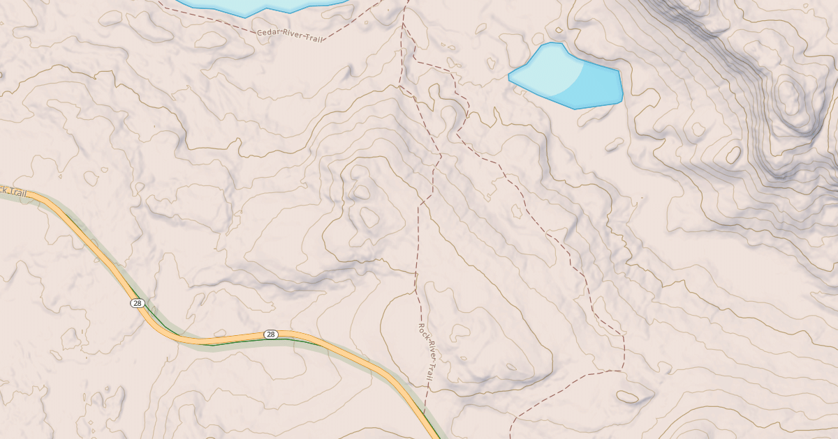 Map preview of Rock River Trail